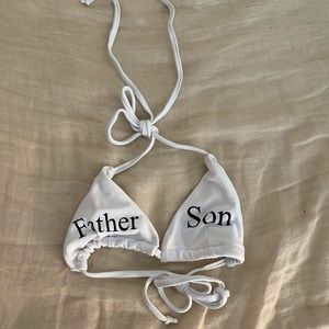 Praying Father Son bikini top